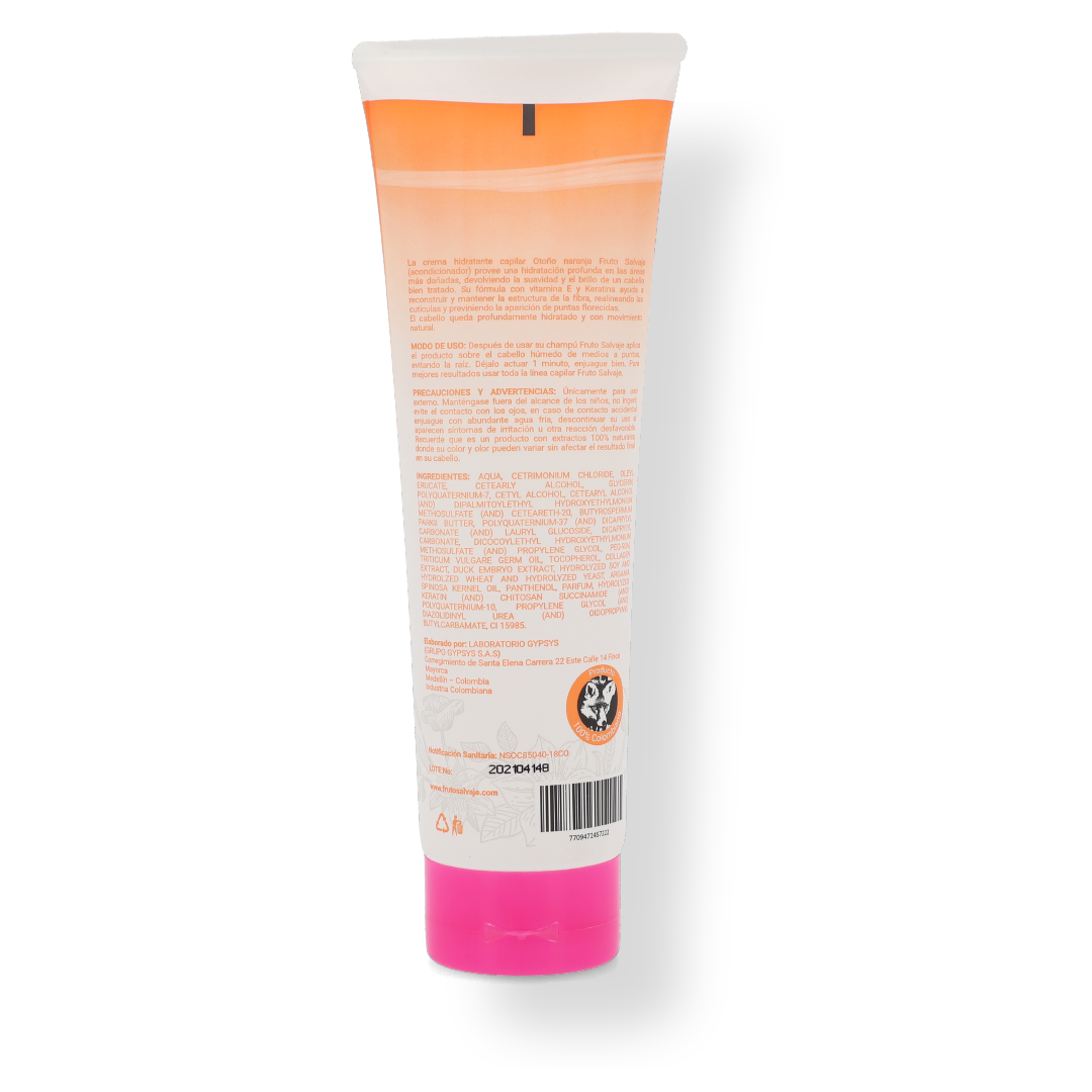 Otoño Naranja Crema Hidratante - Acondicionador