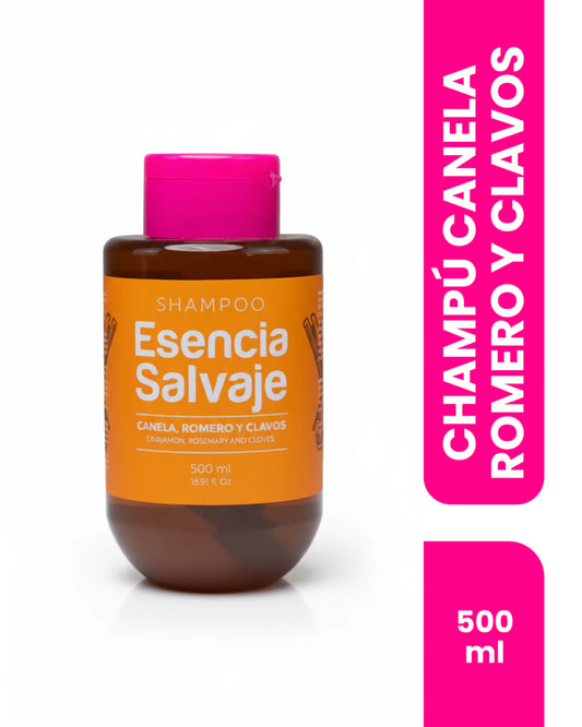 Champú Canela Romero Clavo Esencia Salvaje